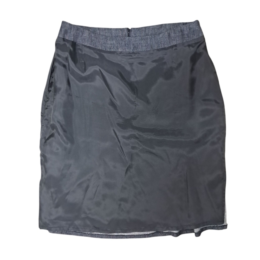 Akris Punto Gray Lined Skirt Size 10 - Picture 9 of 16